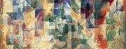 Delaunay, Robert The three landscape of Window oil on canvas